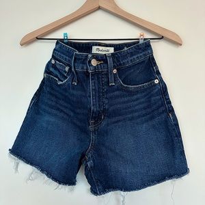 Madewell Curvy High Rise Denim Shorts
